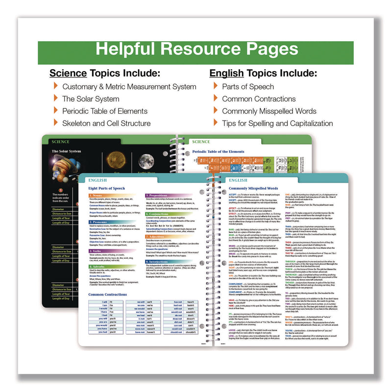 Global Printed Products Chalkboard Doodles Weekly/Monthly Student Planner, Academic Artwork, 11 x 8.5, Multicolor Cover, 11-Month: Aug 2024-June 2025 (GPUSC24SM8511S) Each