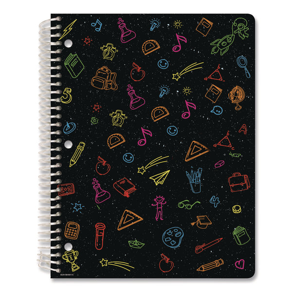 Global Printed Products Chalkboard Doodles Weekly/Monthly Student Planner, Academic Artwork, 11 x 8.5, Multicolor Cover, 11-Month: Aug 2024-June 2025 (GPUSC24SM8511S) Each