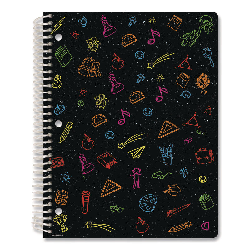 Global Printed Products Chalkboard Doodles Weekly/Monthly Student Planner, Academic Artwork, 11 x 8.5, Multicolor Cover, 11-Month: Aug 2024-June 2025 (GPUSC24SM8511S) Each