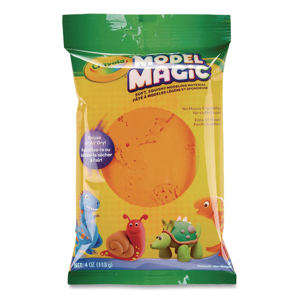 Crayola Model Magic Modeling Compound, Orange, 4 oz Pack (CYO574436) Each