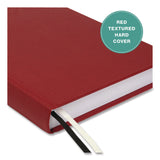 Global Printed Products Classic Hardbound Daily Planner, 12.5 x 8, Red/Gold Cover, 12-Month (Jan to Dec): 2025 (GPUSPLSSDCY25RD) Each