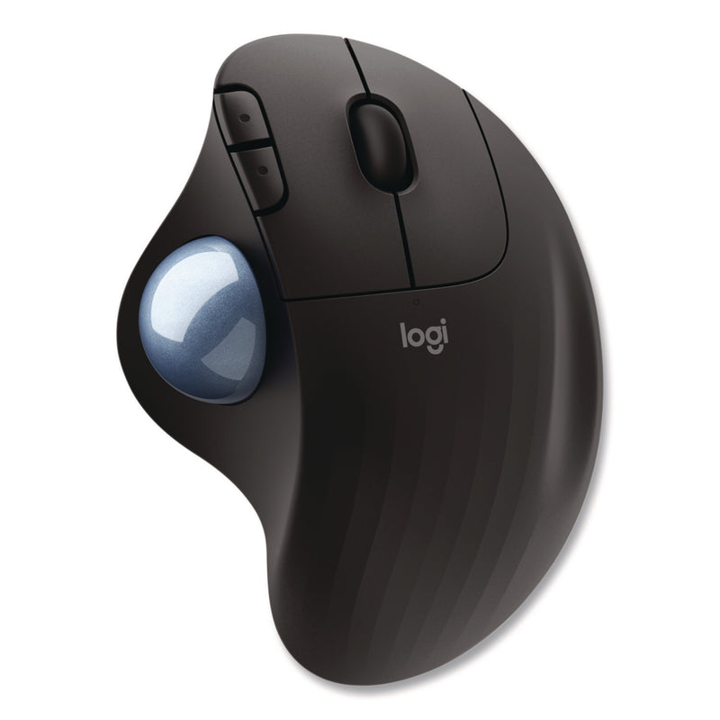 Logitech® Ergo M575 Trackball, Black, 33 ft, Right Hand Use, Black (LOG910005869) Each