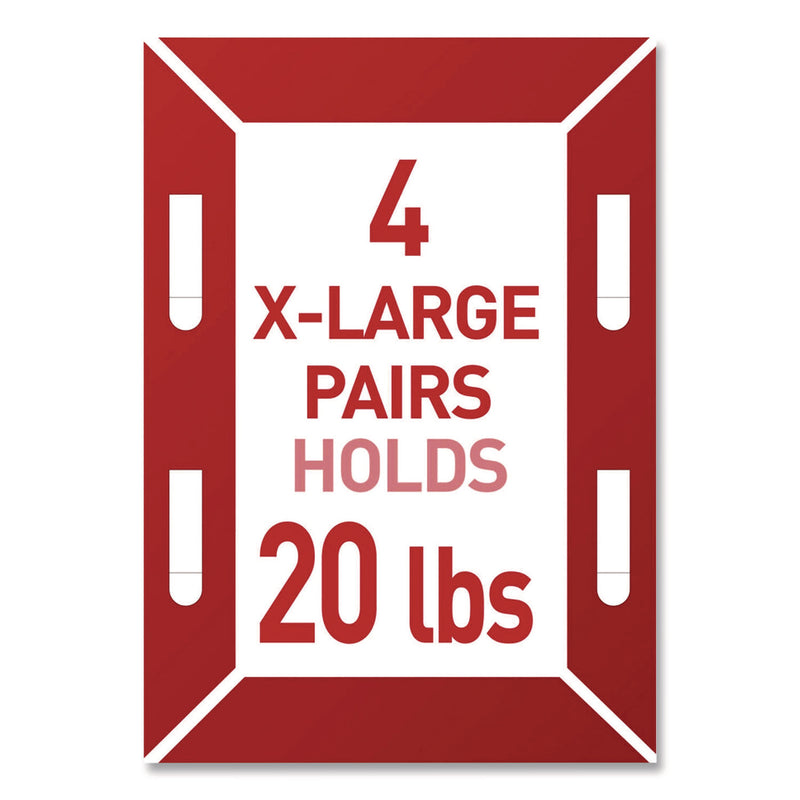 Command™ Picture Hanging Strips, X-Large, Removable, Holds up to 20 lbs per 4 Pairs, 0.88 x 4.38, White, 4 Pairs/Pack (MMM17217ES) Pack of 4