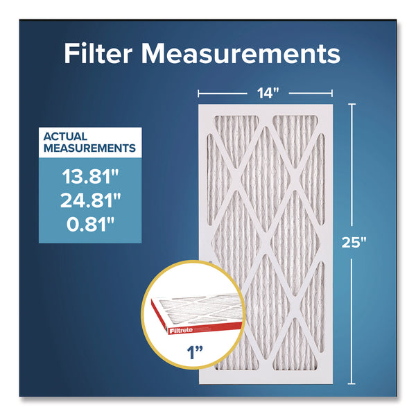 Filtrete™  Allergen Defense Air Filter, 12 x 25, 4/Carton (MMM98044CA) Case of 4