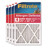 Filtrete™  Allergen Defense Air Filter, 20 x 30, 4/Carton (MMM98224CA) Case of 4