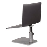 MOUNT-IT! Adjustable Height Laptop Riser, 10" x 10.5" Platform, Silver/Black, Supports Up to 33 lbs (MNIMI7271) Each