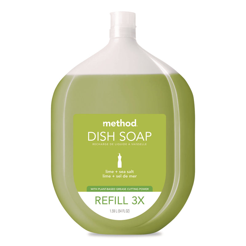 Method® Dish Soap Refill, Lime and Sea Salt Scent, 54 oz Bottle (MTH359411) Each