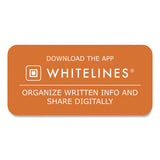 Roaring Spring® Whitelines Notebook. Quadrille Rule, (5 sq/in), Gray/Orange Cover, (70) 11 x 8.5 Sheets (ROA17001) Each