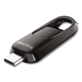 SanDisk® Ultra Slider USB 3.2 Type C Flash Drive, 64 GB, Black (SDISDCZ480064GA) Each