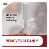 Command™ Picture Hanging Strips, Narrow, Removable, Holds Up to 10 lbs per 4 Pairs, 0.5 x 3.65, White, 12 Pairs/Pack (MMM1720712ES) Pack of 12