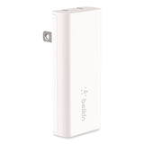 Belkin® BOOST CHARGE Dual Wall Charger with PPS + USB-C Cable with Lightning Connector, White (BLKWCB007DQ1MWH) Each