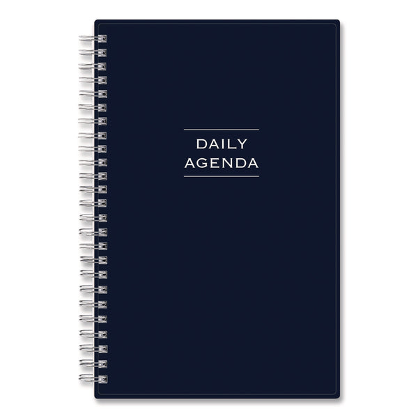 Perpetual Daily Planner, 8.5 x 5.5, Blue Cover, 52 Weeks: Undated (BLS141138) Each