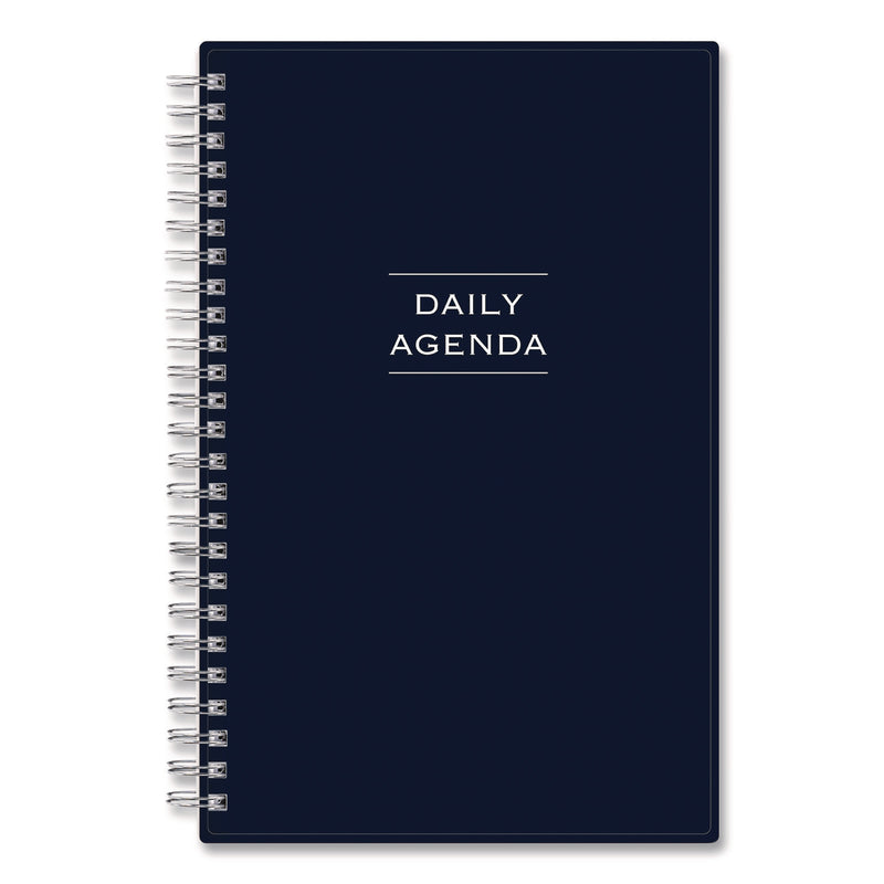 Perpetual Daily Planner, 8.5 x 5.5, Blue Cover, 52 Weeks: Undated (BLS141138) Each