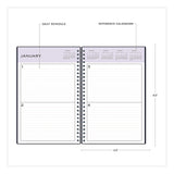 Perpetual Daily Planner, 8.5 x 5.5, Blue Cover, 52 Weeks: Undated (BLS141138) Each