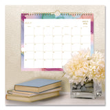 Blue Sky® Ashley G Multicolor Smoke Academic Year Wall Calendar, 11 x 8.75, White/Multicolor Sheets, 12-Month (July to June): 2024-2025 (BLS150160) Each