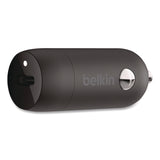 Belkin® BOOST CHARGE USB-PD Car Charger + Lightning to USB-C Cable, 20 W, USB-C, Black (BLKCCA003BT04BK) Each