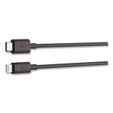 Belkin® BOOST CHARGE USB-PD Car Charger + Lightning to USB-C Cable, 20 W, USB-C, Black (BLKCCA003BT04BK) Each