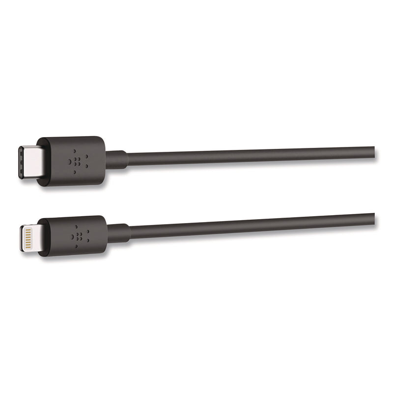 Belkin® BOOST CHARGE USB-PD Car Charger + Lightning to USB-C Cable, 20 W, USB-C, Black (BLKCCA003BT04BK) Each