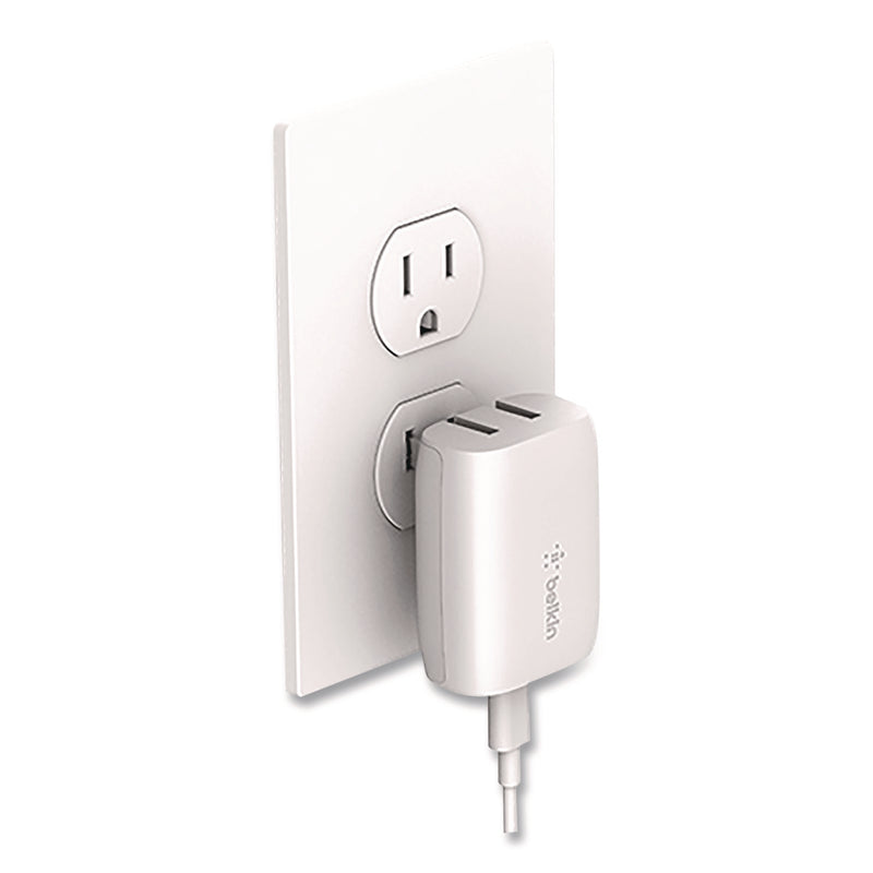 Belkin® BOOST CHARGE 20 W USB-C Wall Charger, White (BLKWCA006DQWH) Each