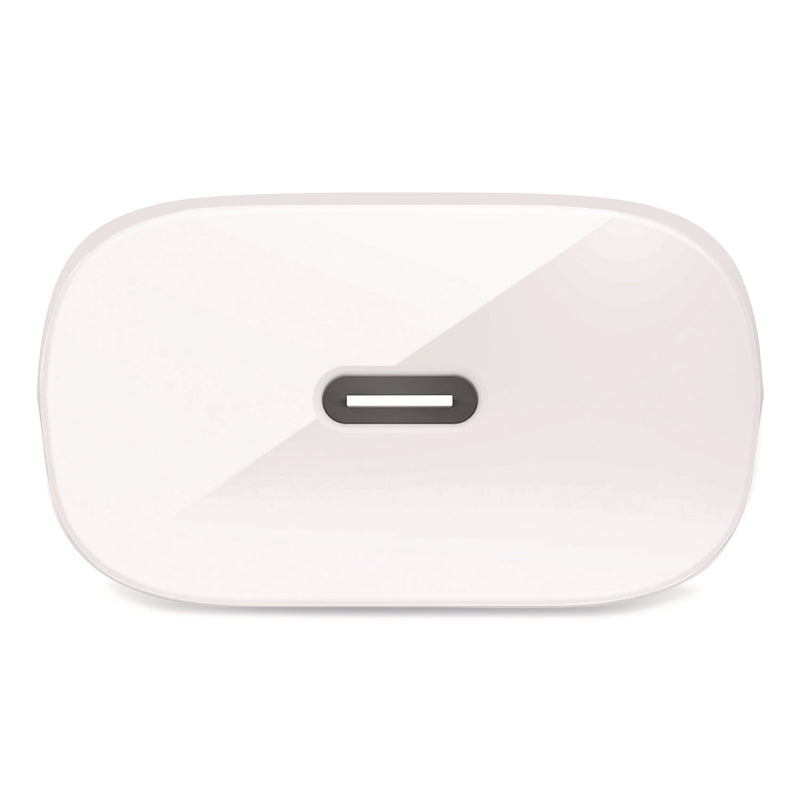Belkin® BOOST CHARGE 20 W USB-C Wall Charger, White (BLKWCA006DQWH) Each