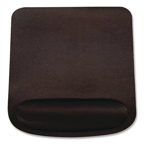 OTM Essentials™ Foam Non-Skid Mouse Pad with Wrist Rest, 8.25 x 9, Black (CELCOBA3CAA) Each