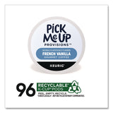Pick Me Up Provisions™ French Vanilla Coffee K-Cups, 96/Carton (PIEPM62434CT) Case of 96