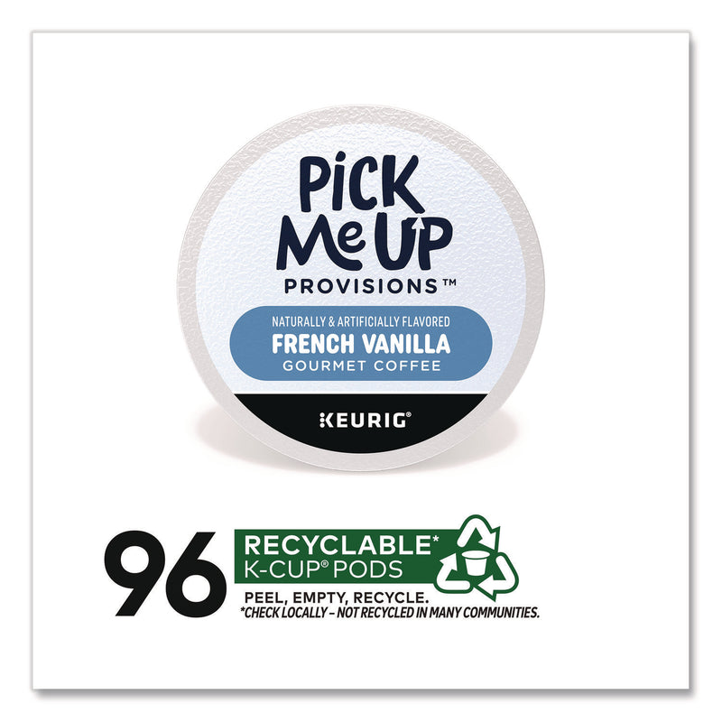 Pick Me Up Provisions™ French Vanilla Coffee K-Cups, 96/Carton (PIEPM62434CT) Case of 96