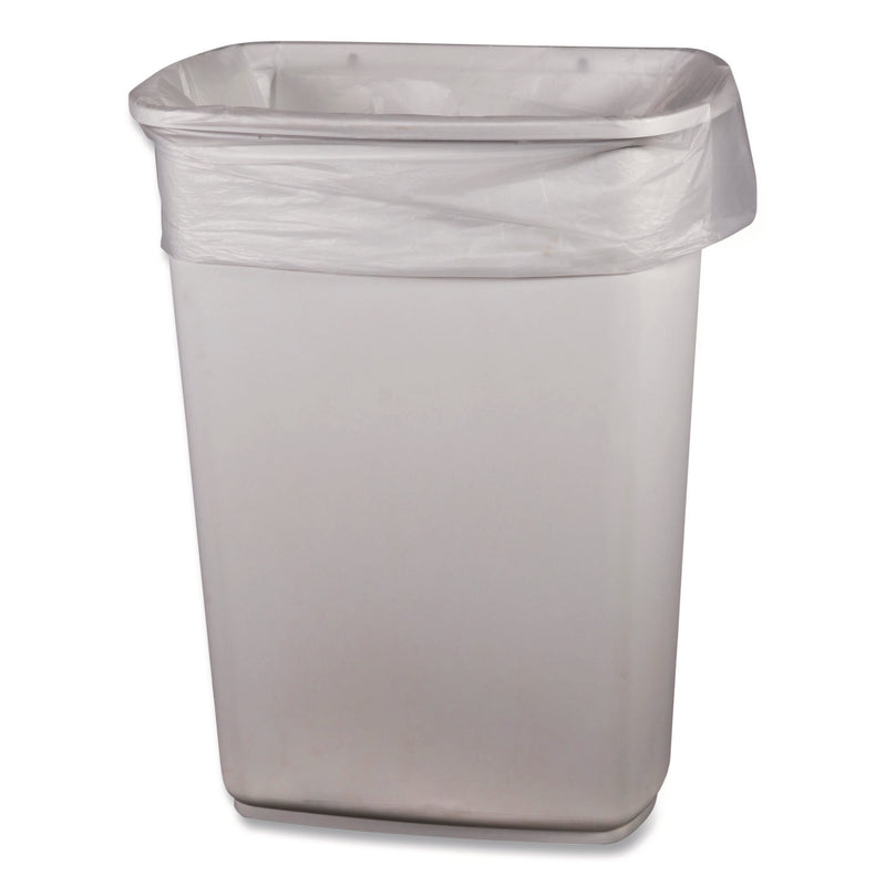Heritage Linear Low-Density Can Liners, 16 gal, 0.5 mil, 24" x 32", Clear, 500/Carton (HERH4832MCRAC) Case of 500
