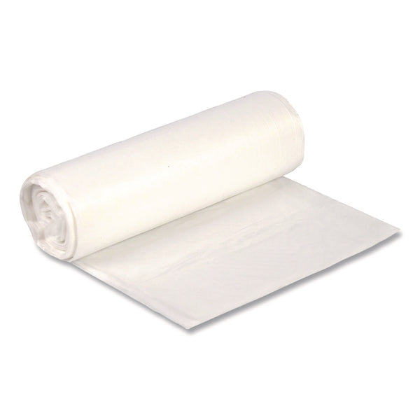 High-Density Can Liners, 16 gal, 8 mic, 24 x 33, Natural, Perforated Roll, 1,000/Carton (BWK24338N) Case of 1000