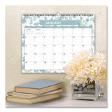 Amitza Blue Monthly Wall Calendar, Abstract Artwork, 15 x 12, White/Blue/Gray Sheets, 12-Month (Jan to Dec): 2025 (BLS14877225) Each