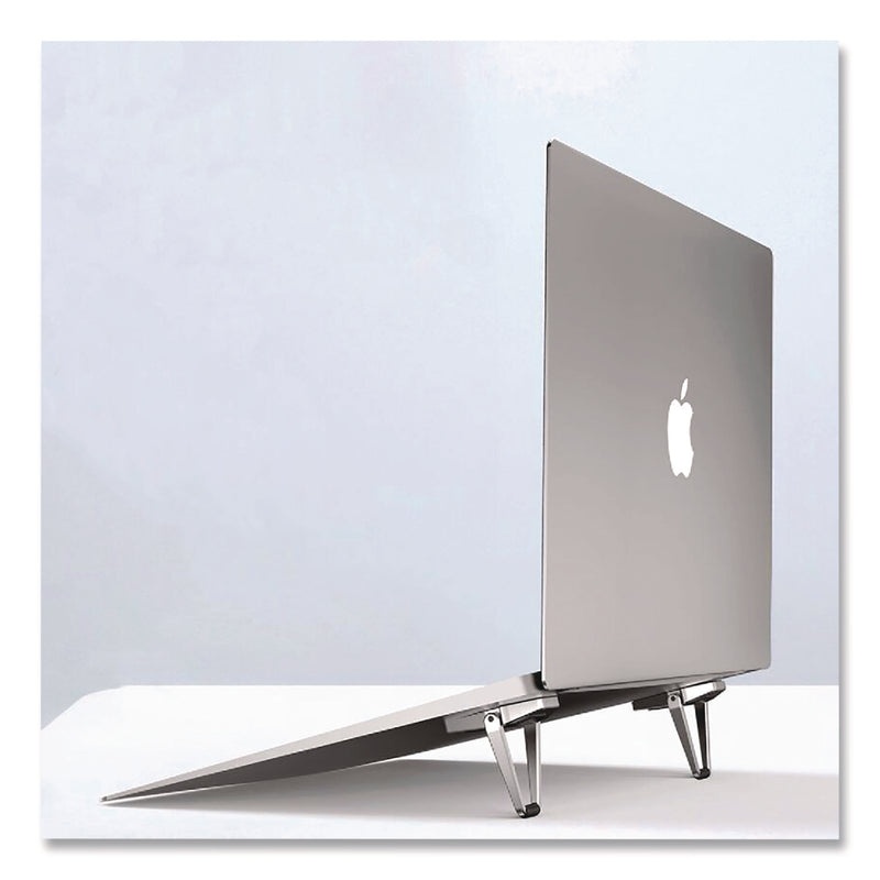 OTM Essentials™ Laptop Kickstand, 2.77" x 0.6" x 3.97, Silver/Black (CELOBA2F) Each