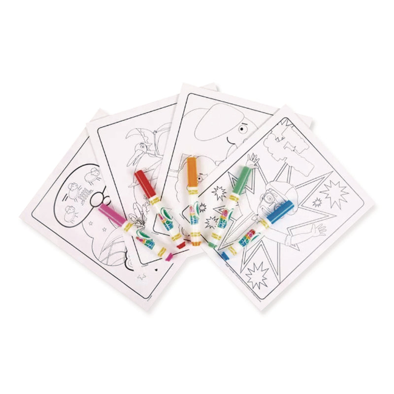 Crayola® Blippi Color Wonder Kit, (18) Coloring Pages, (5) Blippi's Collection Markers (CYO752726) Each
