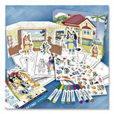 Crayola® Bluey Color Wonder Activity Kit, (27)Coloring Pages; (8)Markers; (4)Sticker Sheets; (2)Pop-Out Characters; Trifold Background (CYO757161) Each