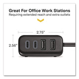 NXT Technologies™ 4-Port USB Charger, Black (NXTNX61429) Each
