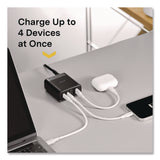 NXT Technologies™ 4-Port USB Charger, Black (NXTNX61429) Each