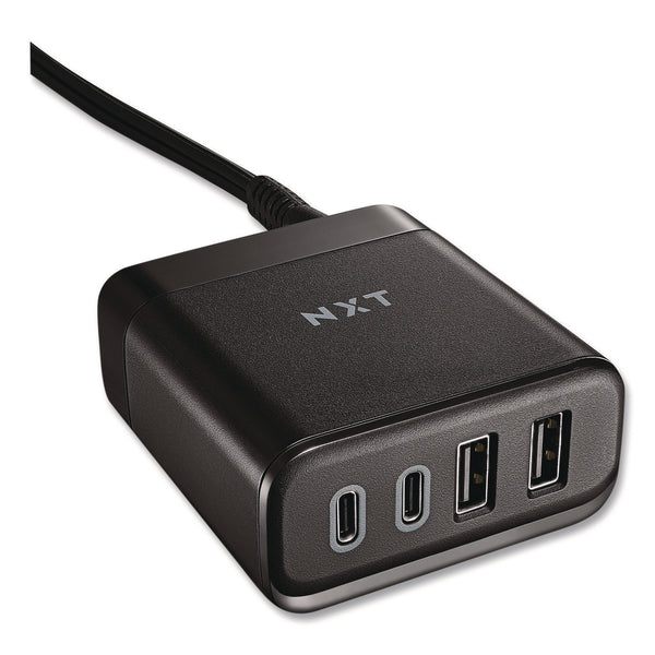 NXT Technologies™ 4-Port USB Charger, Black (NXTNX61429) Each
