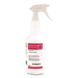 Brighton Professional™ Trigger Spray Bottle for Portion Packet Bathroom Cleaners, 32 oz, White/Pink (HOSBPR28381CC) Each