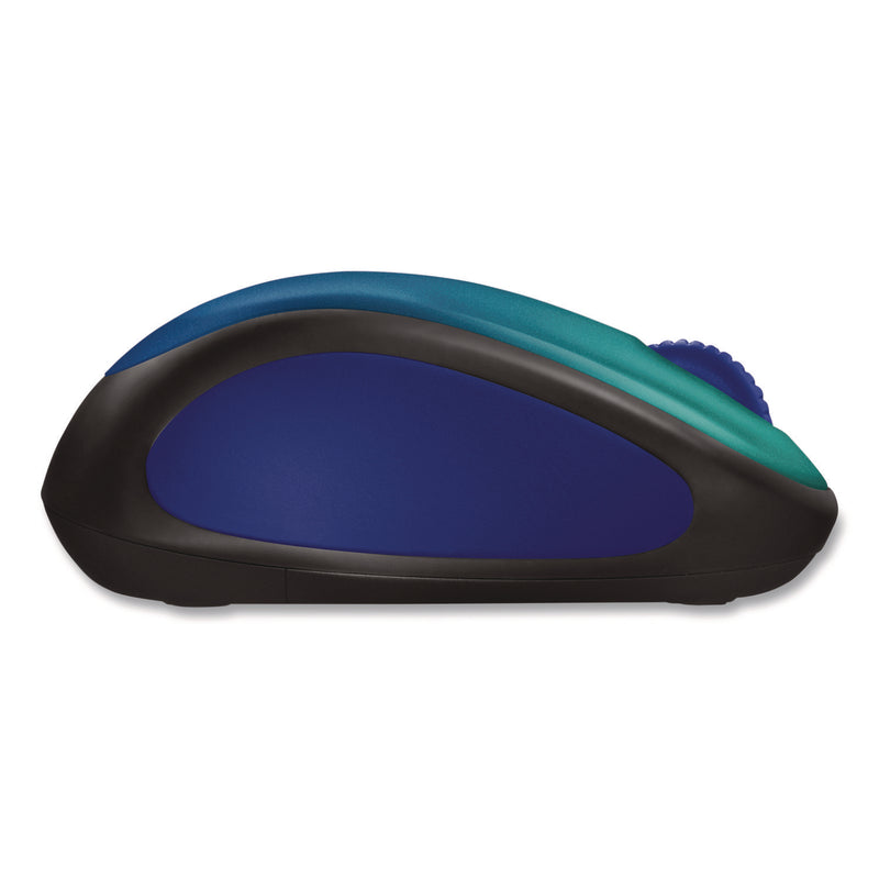 Logitech® Design Collection Limited Edition Wireless Mouse. 2.4 GHz, 33 ft, Left/Right Hand Use, Blue Aurora (LOG910006118) Each