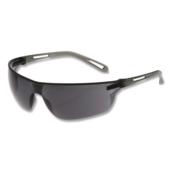 Bouton® Zenon Z-Lyte Safety Glasses, Gray Frame, Gray Lens (PID250090001) Each