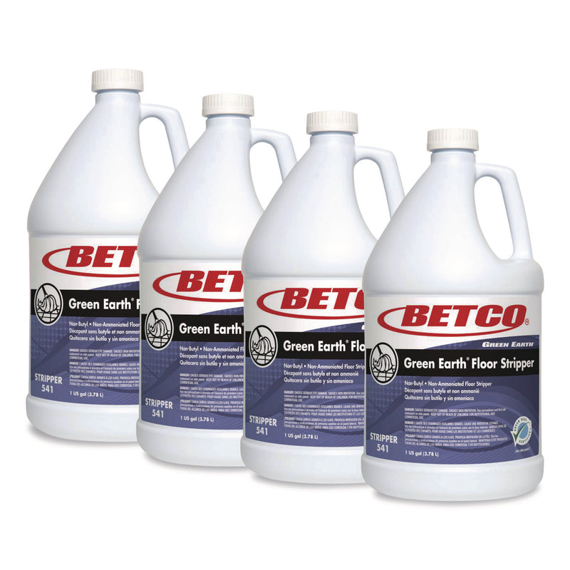 Betco® Green Earth Floor Stripper, 1 gal Bottle, 4/Carton (BET5410400) Case of 4