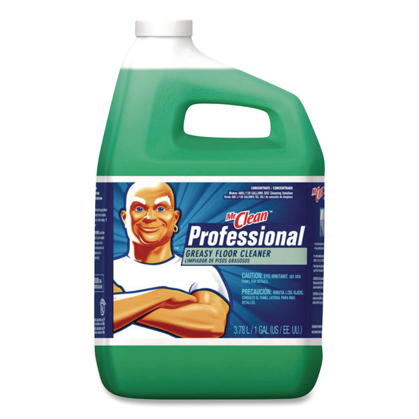 Mr. Clean® Professional Greasy Floor Cleaner, 1 gal Bottle, 4/Carton (PGC25046) Case of 4