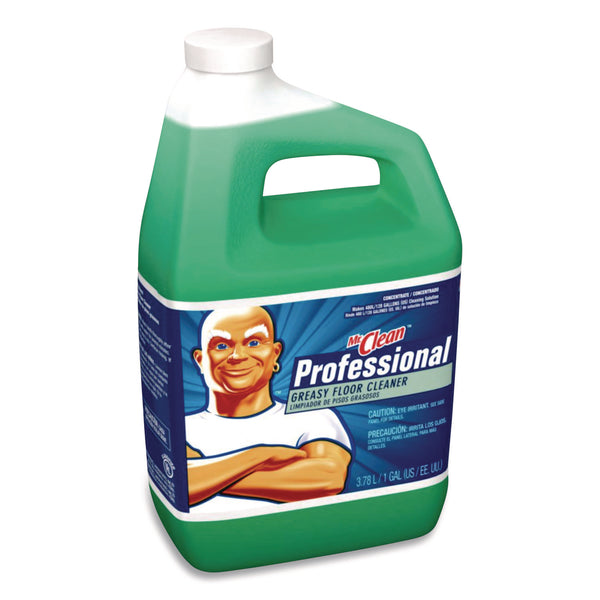 Mr. Clean® Professional Greasy Floor Cleaner, 1 gal Bottle, 4/Carton (PGC25046) Case of 4