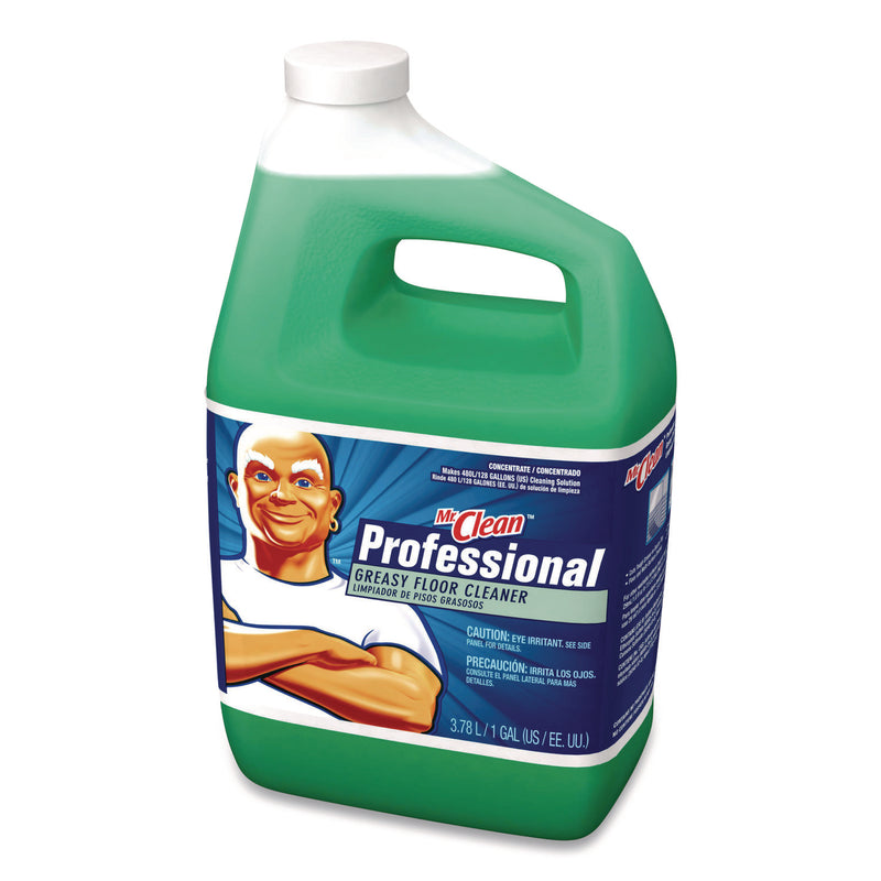 Mr. Clean® Professional Greasy Floor Cleaner, 1 gal Bottle, 4/Carton (PGC25046) Case of 4
