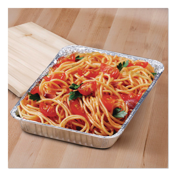 HFA® Square Cake Pan, 30 Gauge, 48 oz, 8 x 8 x 1.53, Silver, Aluminum, 200/Carton (HFA30830200) Case of 200