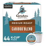 Caribou Coffee® Caribou Blend Coffee K-Cups, 0.4 oz, 44/Box (CCF2124056) Box of 44