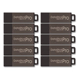 DataStick Pro USB 2.0 Type A Flash Drive, 8 GB, Gray, 10/Pack (CEL100079) Each