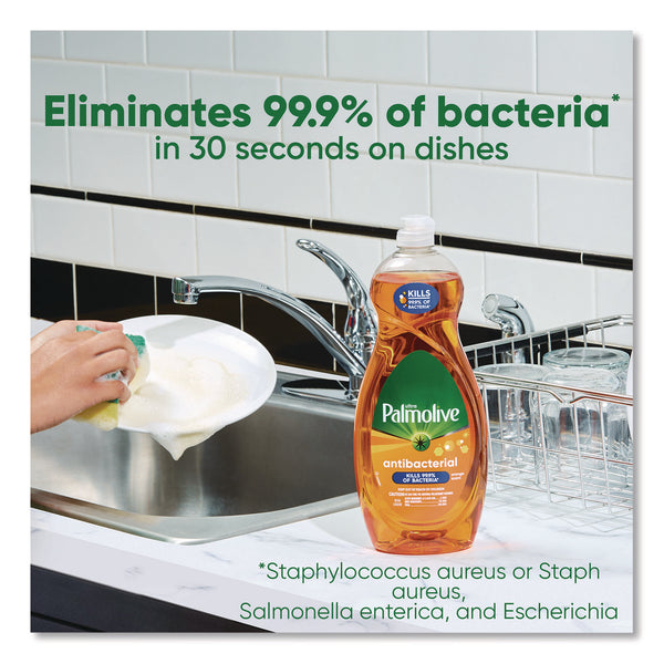 Palmolive Ultra Antibacterial Dishwashing Liquid, Orange Scent. 32,5 oz Bottle (CPC45072EA) Each