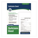 Adams Business Forms Quitclaim Deed Forms with Instructions and Free Downloads, One-Part (No Copies), 8.5 x 11, 4 Forms Total (ABFLF298) Each