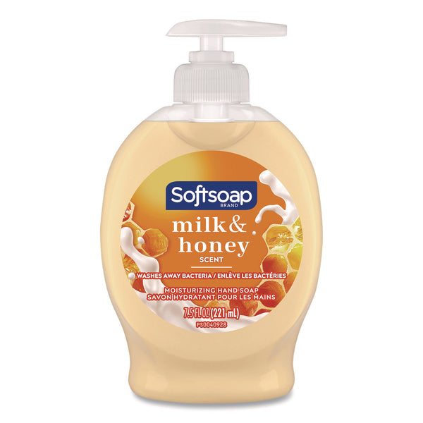 Softsoap® Liquid Hand Soap Pumps, Milk and Honey Scent, 7.5 oz, 6/Carton (CPCUS04965ACT) Case of 6