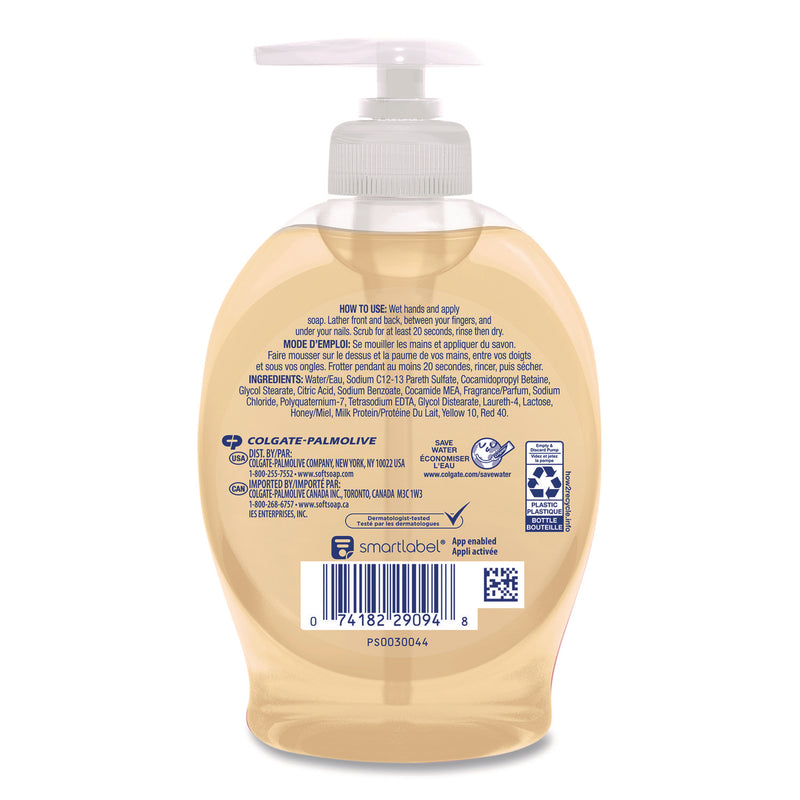 Softsoap® Liquid Hand Soap Pumps, Milk and Honey Scent, 7.5 oz, 6/Carton (CPCUS04965ACT) Case of 6